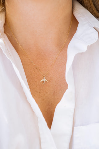 Airplane Necklace