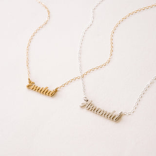 Vienna Name Necklace