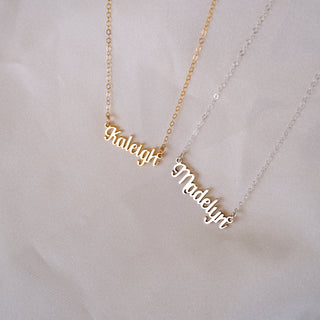 Paris Name Necklace