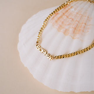 Tribeca Name Curb Bracelet