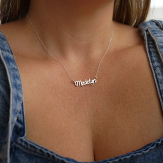 Paris Name Necklace