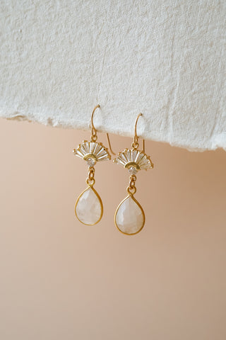 Aria Moonstone Earrings