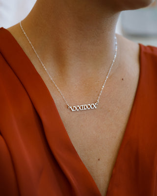 Roman Numeral Necklace
