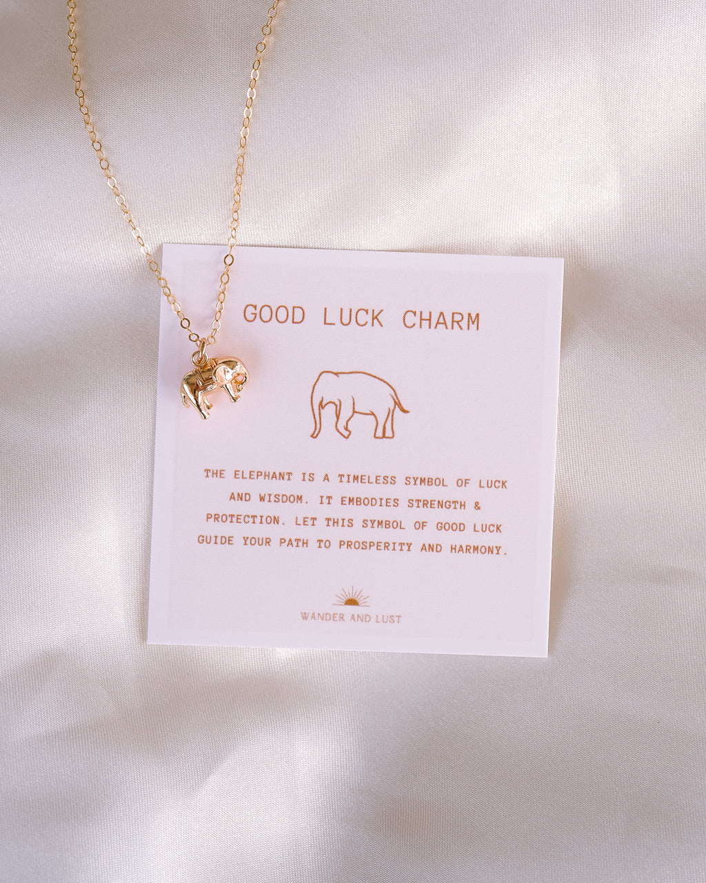 Elephant Luck Necklace - Main Image