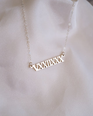 Roman Numeral Necklace
