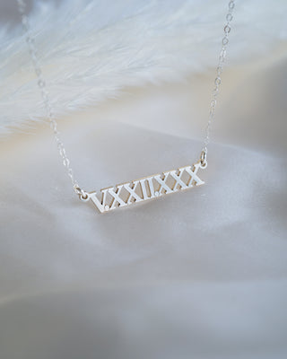 Roman Numeral Necklace
