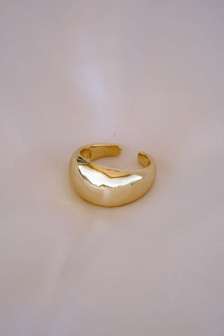 Hailey Dome Gold Ring