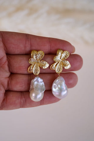 Paloma Pearl Drop Earrings