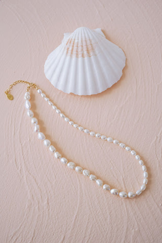 Isla Beaded Pearl Necklace