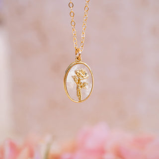 June Birth Flower Necklace