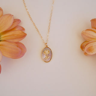 November Birth Flower Necklace