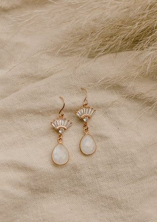 Aria Moonstone Earrings