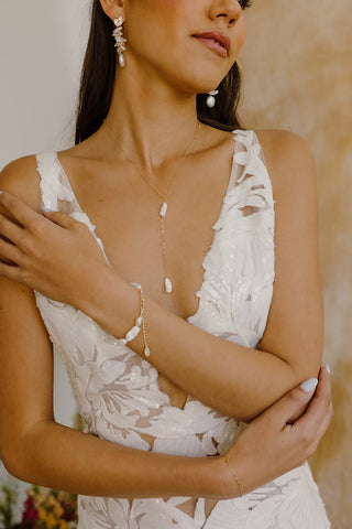 Kiara Pearl Y Necklace