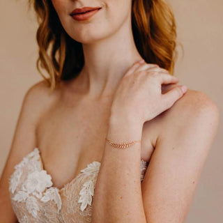 WILLOW Leaf Bracelet, Bracelet, - Wander + Lust Jewelry