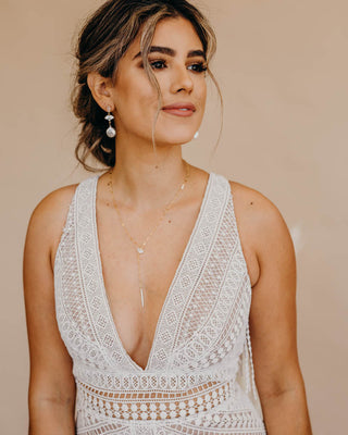 REESE Freshwater Pearl Earrings, Earrings, - Wander + Lust Jewelry