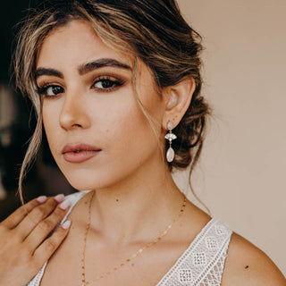 REESE Freshwater Pearl Earrings, Earrings, - Wander + Lust Jewelry