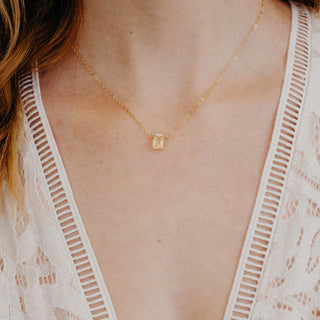 November Birthstone Necklace, Necklace, - Wander + Lust Jewelry