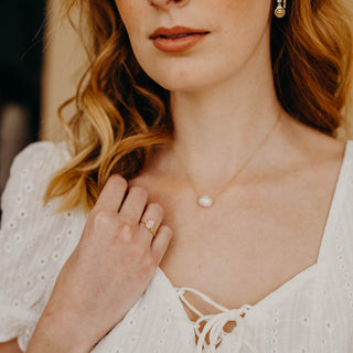 Kauai Ivory Pearl Necklace, Necklace, - Wander + Lust Jewelry