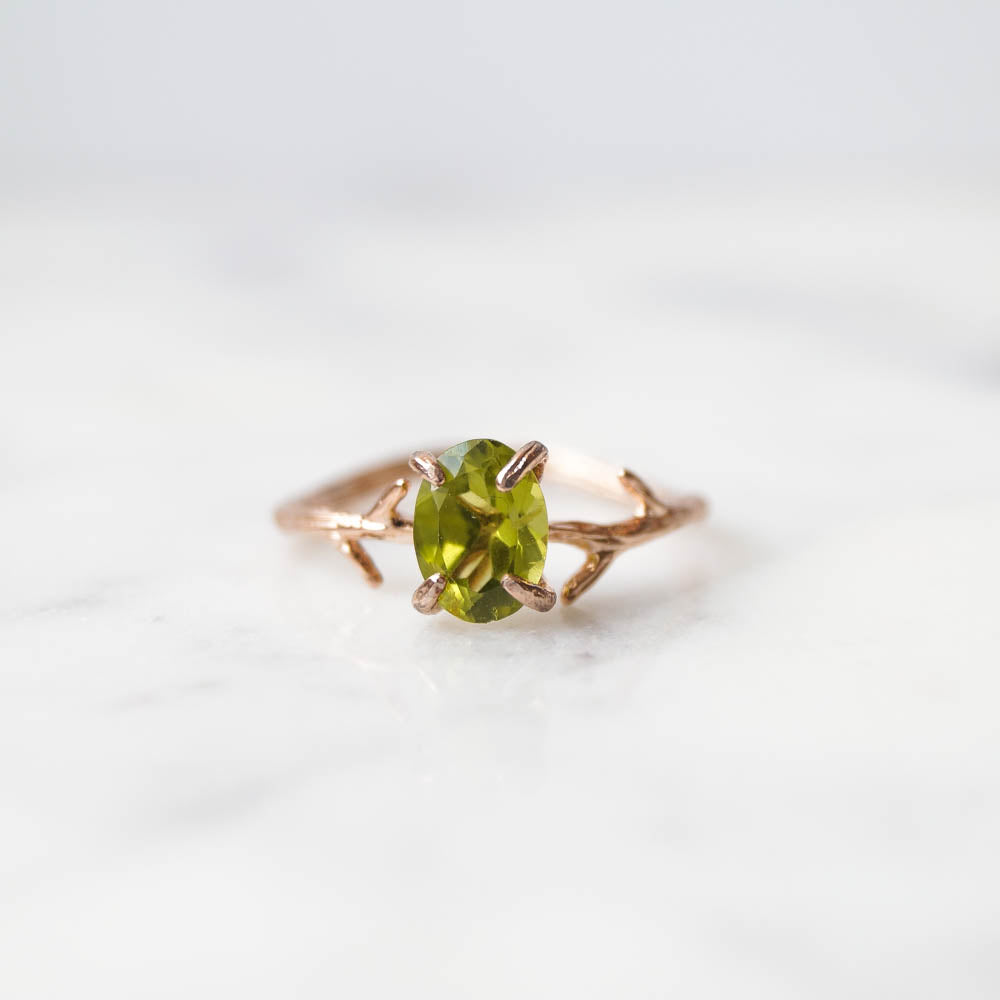 Peridot Ring, Ring, - Wander + Lust Jewelry