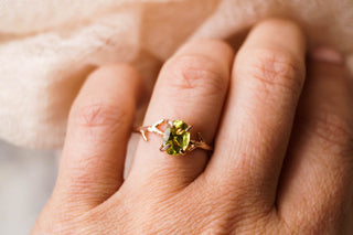 Peridot Ring, Ring, - Wander + Lust Jewelry