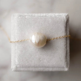 Kauai Ivory Pearl Necklace, Necklace, - Wander + Lust Jewelry