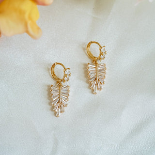 Beverly Leaf Earrings