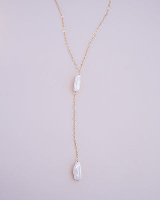 Kiara Pearl Y Necklace
