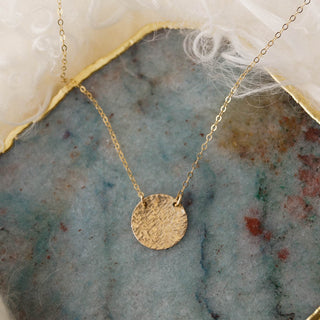 Stella Disc Necklace, Necklace, - Wander + Lust Jewelry