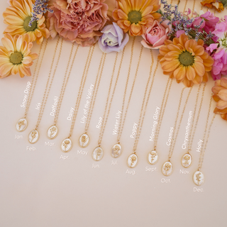 June Birth Flower Necklace