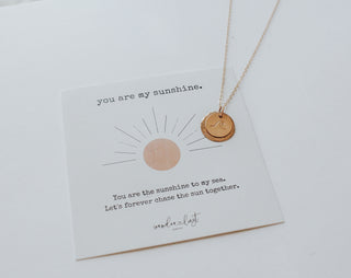 Sun and Sea Necklace, Necklace, - Wander + Lust Jewelry