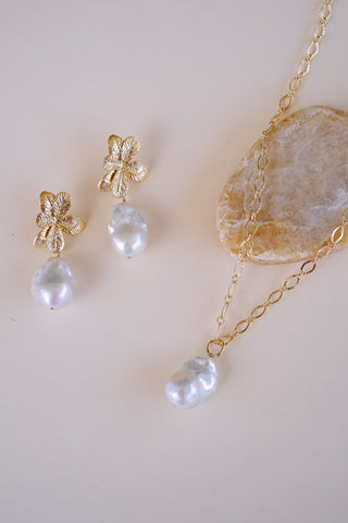 Paloma Pearl Drop Earrings