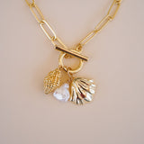 Capri Pearl Toggle Necklace - Wander + Lust Jewelry