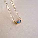 Tiny December Birthstone Necklace - Wander + Lust Jewelry