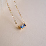 Tiny December Birthstone Necklace - Wander + Lust Jewelry