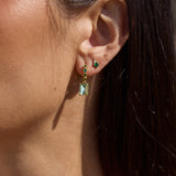 Maeve Emerald Studs