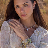Emmeline Pink Pearl Necklace