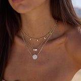 Arden Baguette Bar Necklace