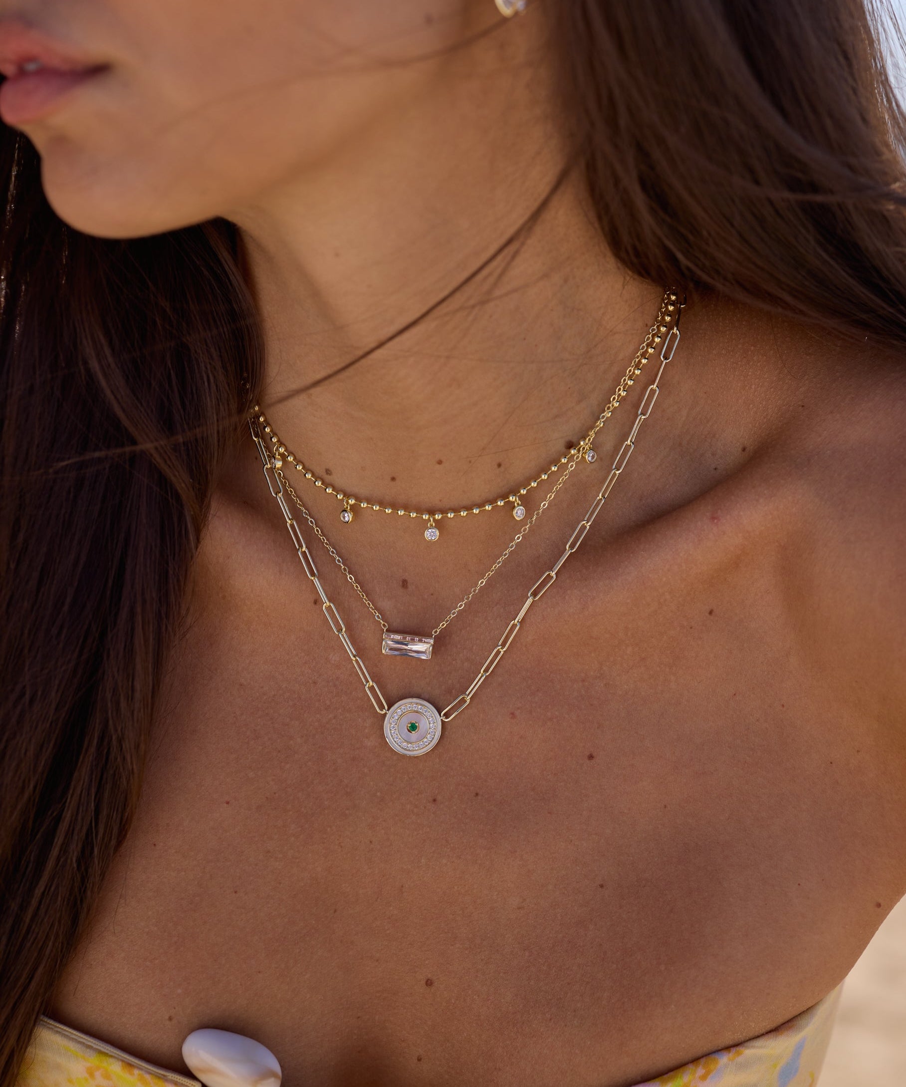 Maeve Mother of Pearl Necklace