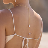 Rosalie Pearl Backdrop Necklace
