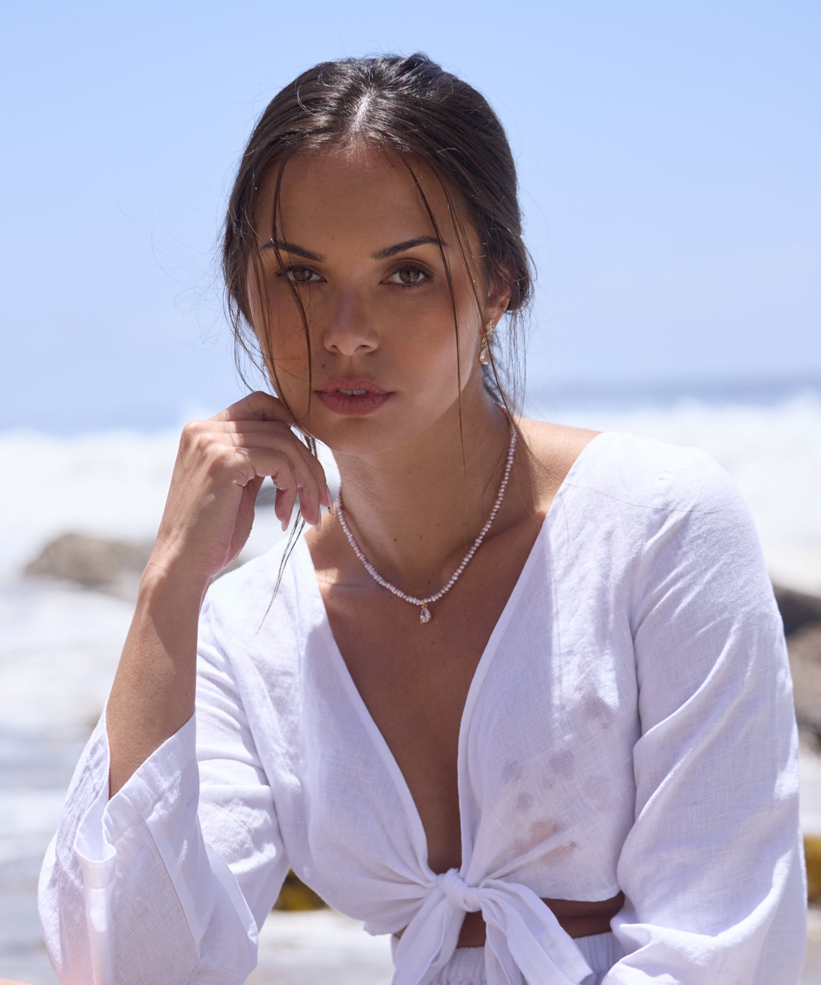 Portofino Pink Pearl Necklace