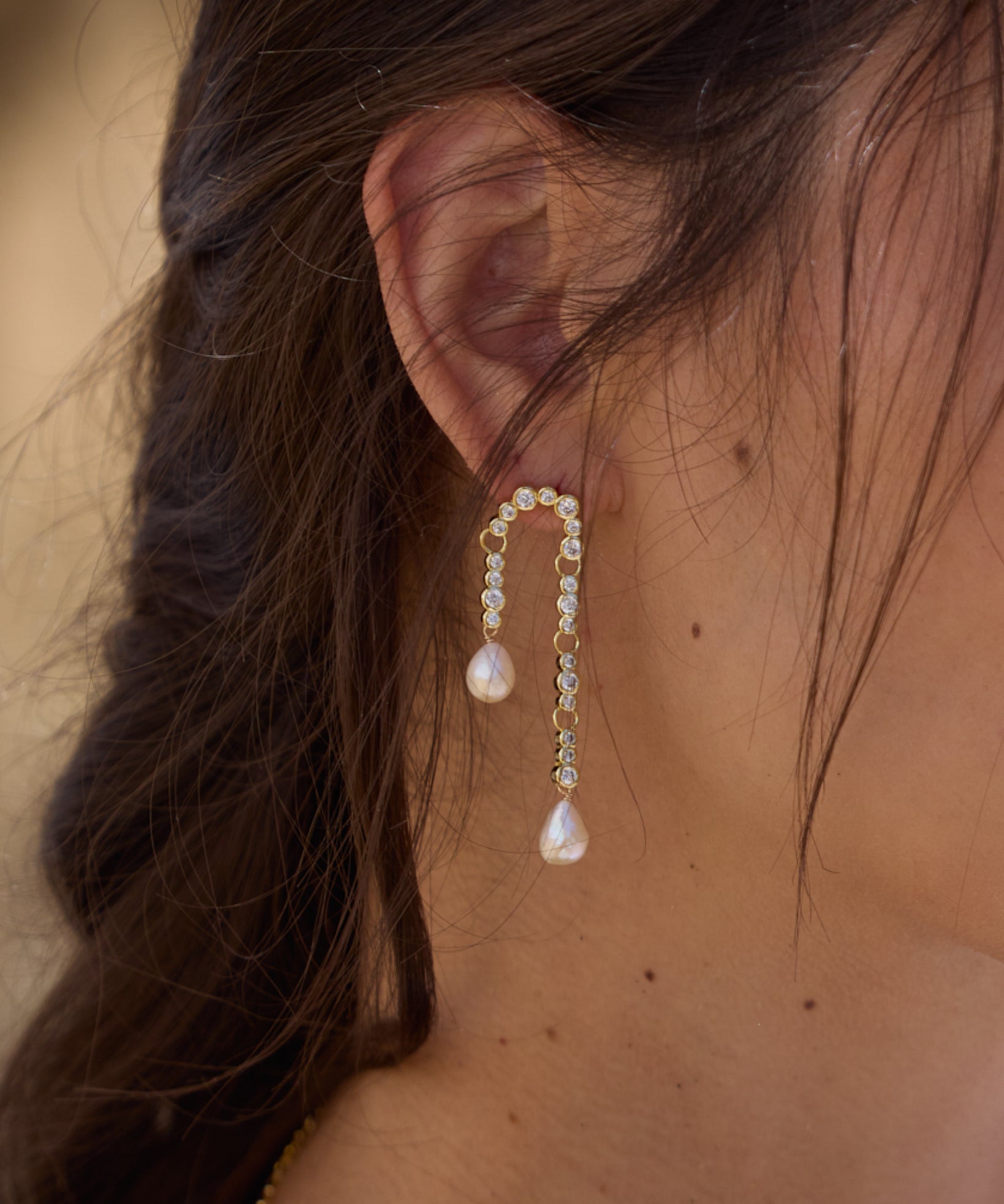 Pearl Drape Earrings