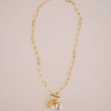 Capri Pearl Toggle Necklace - Wander + Lust Jewelry