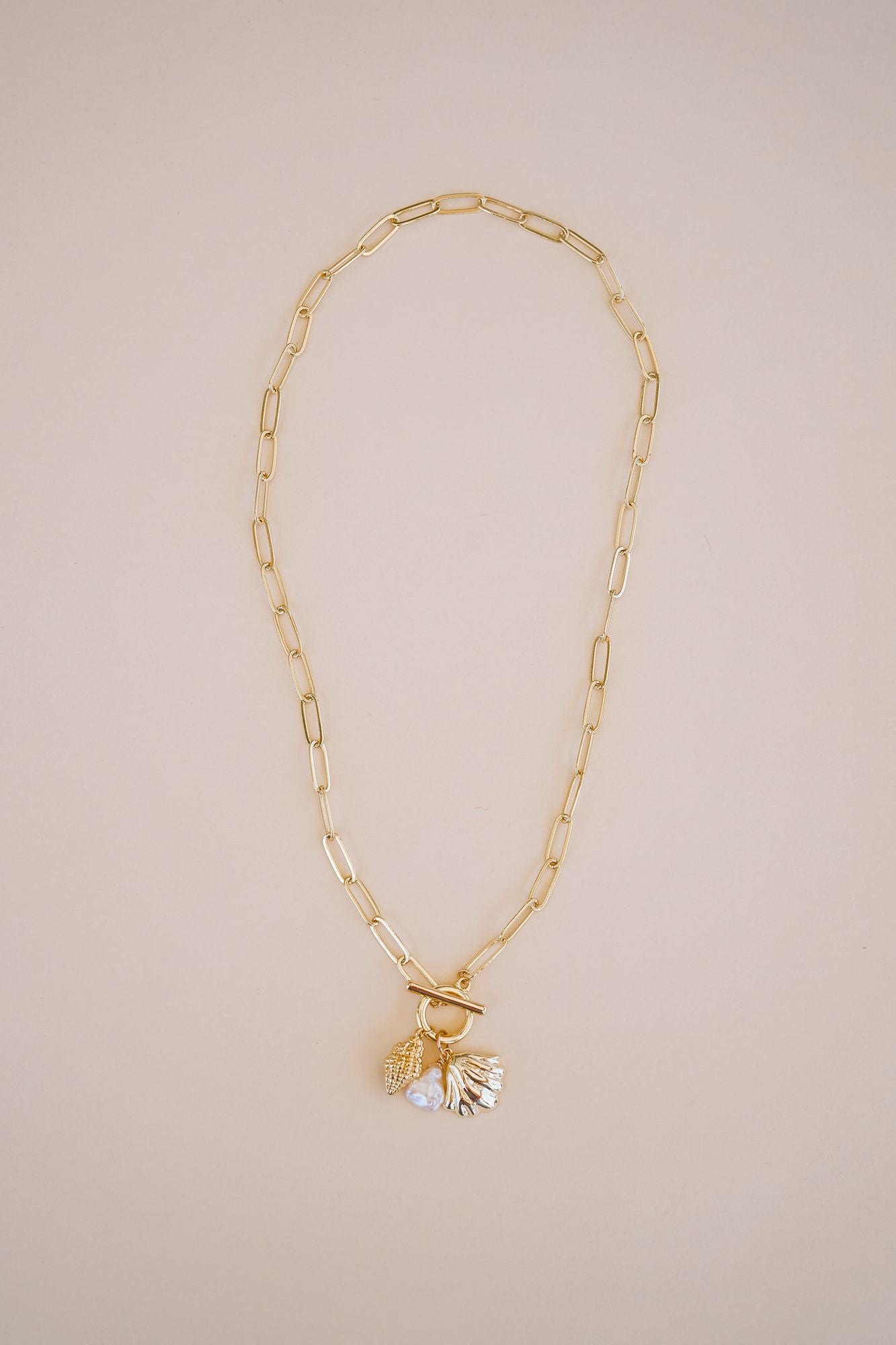 Capri Pearl Toggle Necklace - Wander + Lust Jewelry