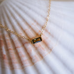 Tiny August Birthstone Necklace - Wander + Lust Jewelry