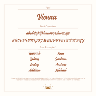 Vienna Name Necklace