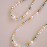 Solene Beaded Turquoise Necklace