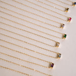 Tiny April Birthstone Necklace - Wander + Lust Jewelry