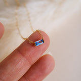 Tiny December Birthstone Necklace - Wander + Lust Jewelry