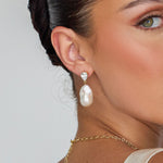 Elowen Baroque Pearl Drop Earrings - Wander + Lust Jewelry