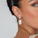 Elowen Baroque Pearl Drop Earrings - Wander + Lust Jewelry